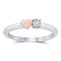 Anello Fanton Gioielli Donna ANELLI DIAMANTI in Oro bianco Diamante 0.015 Ct ANOR-104-52 - ANOR-104-52
